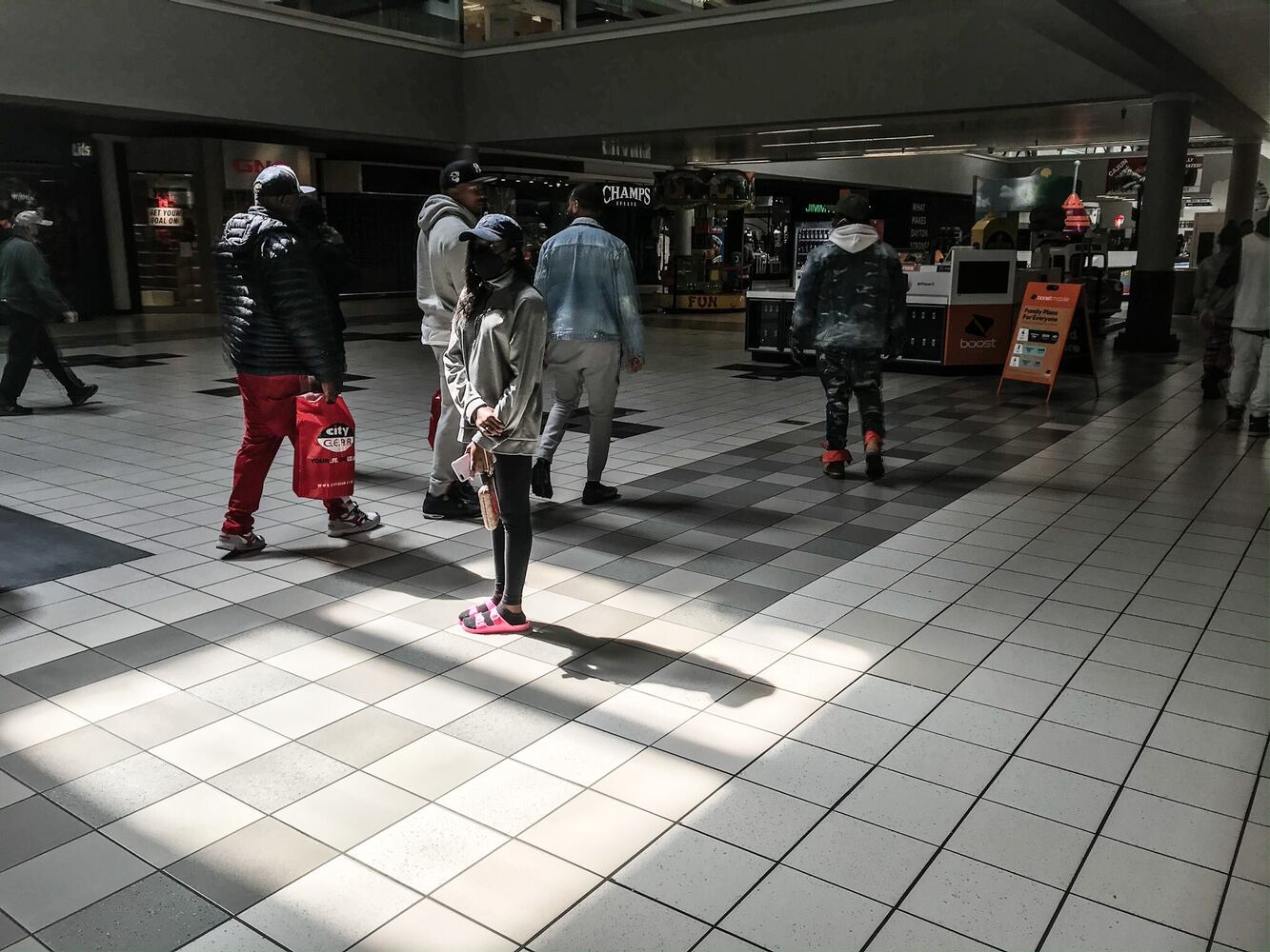 PHOTOS: Here's what it looked like when local malls reopened today