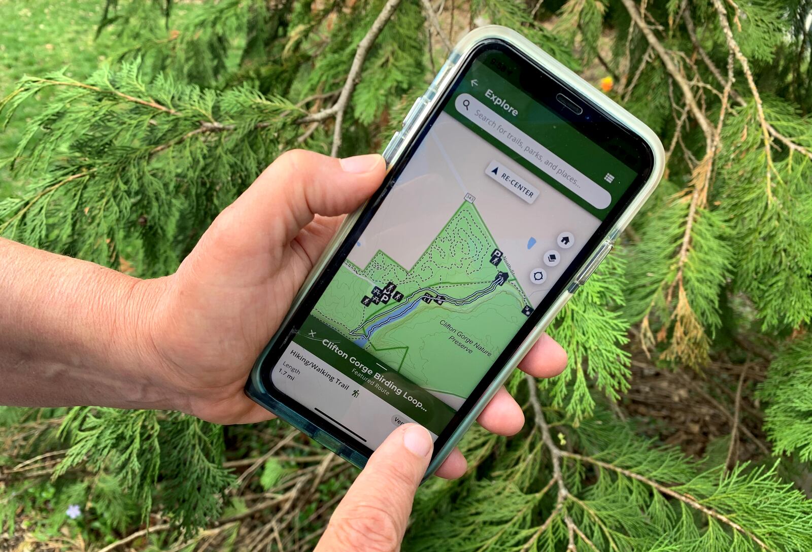 The DETOUR trails app developed by the Ohio Department of Natural Recourses (ODNR) makes thousands of trail miles across the state accessible. STAFF PHOTO