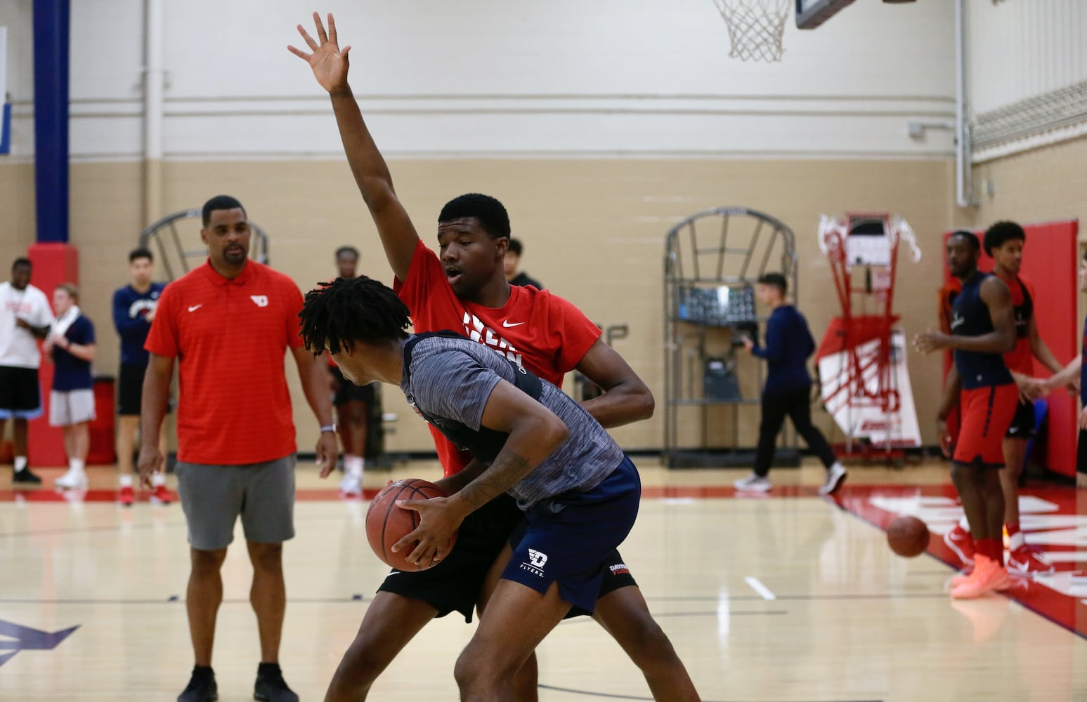 Dayton Flyers practice