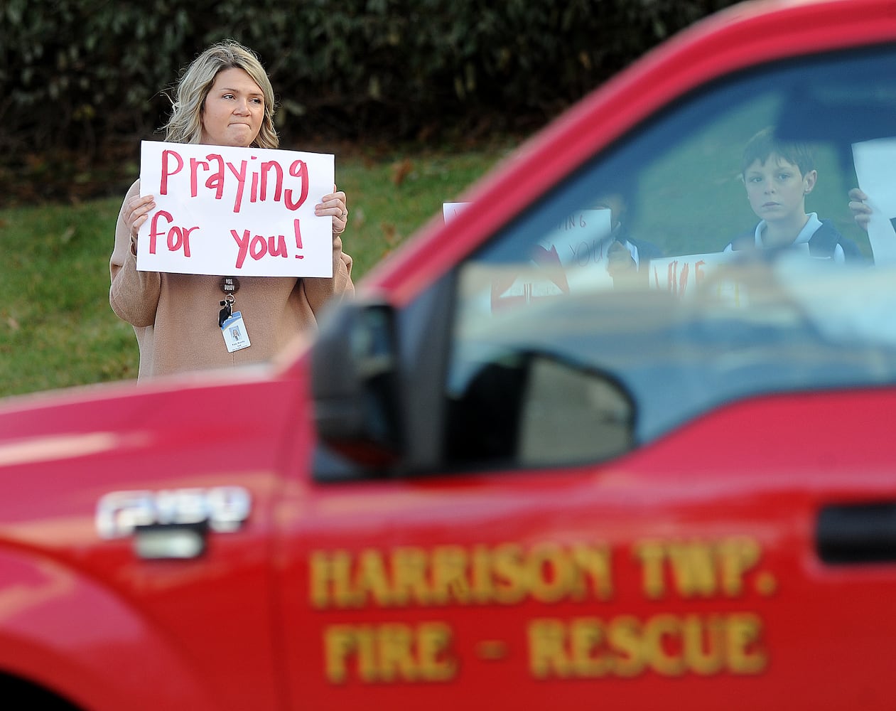 firefighter procession