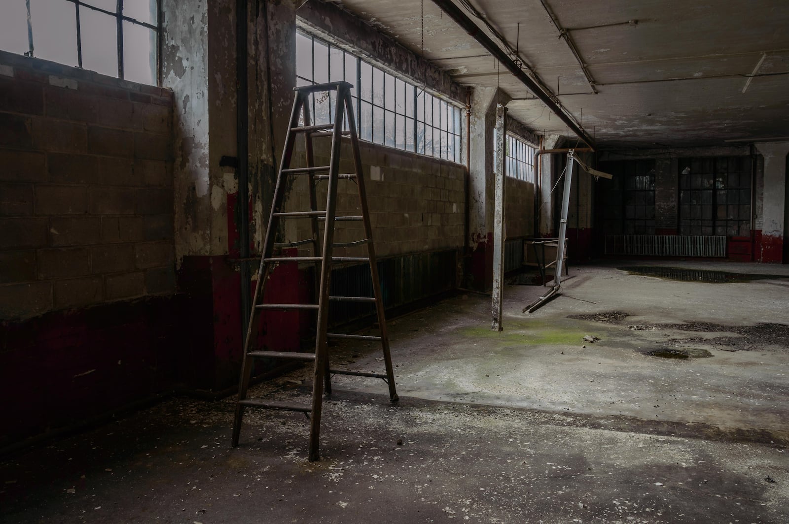 Interior of the Central Motors Building on 800 W. 3rd St. in Dayton, February 16, 2017. PHOTO / Tom Gilliam