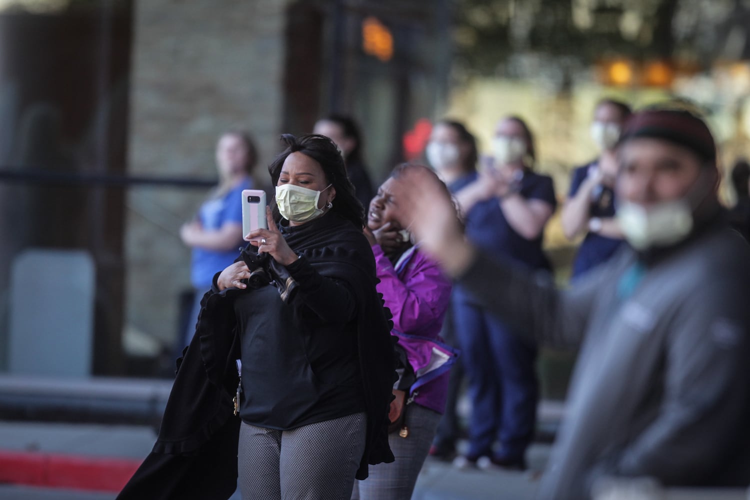 PHOTOS: First responders honor health care workers at Miami Valley