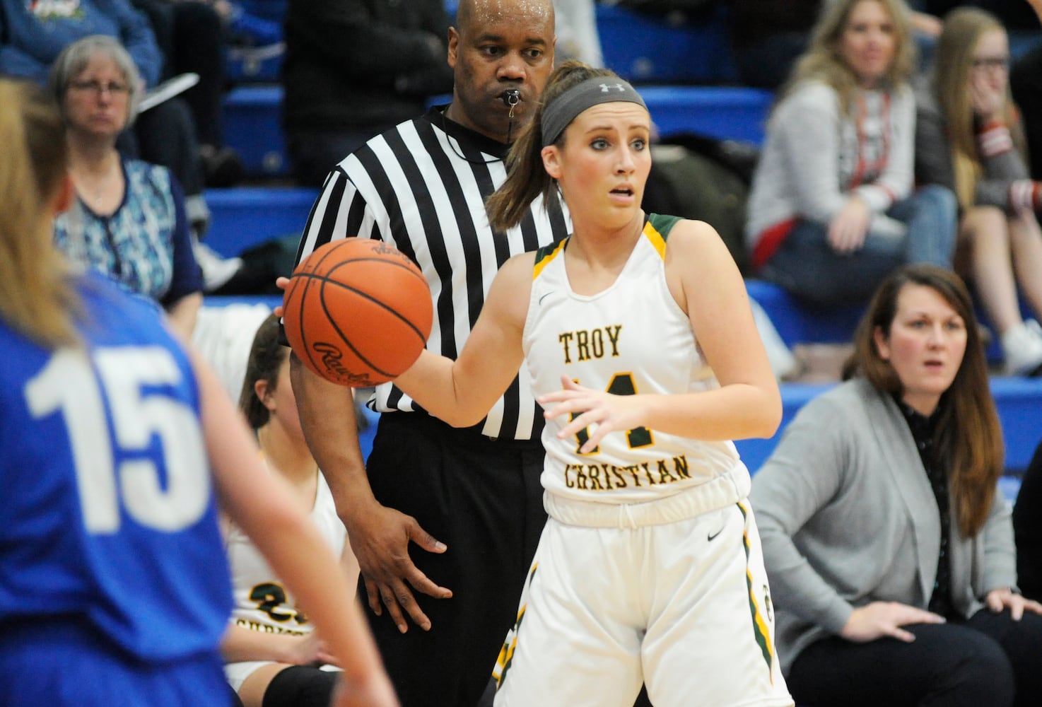 PHOTOS: Franklin Monroe vs. Troy Christian girls basketball