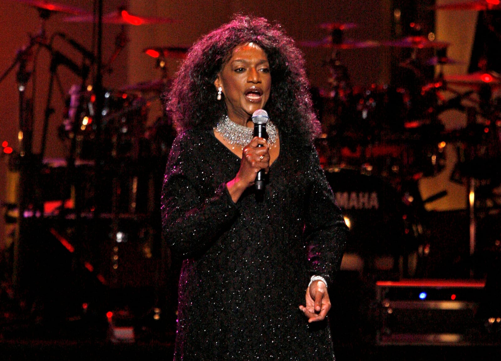 FILE - Soprano Jessye Norman performs during The Dream Concert at Radio City Music Hall in New York, Sept. 18, 2007. (AP Photo/Jason DeCrow, File)