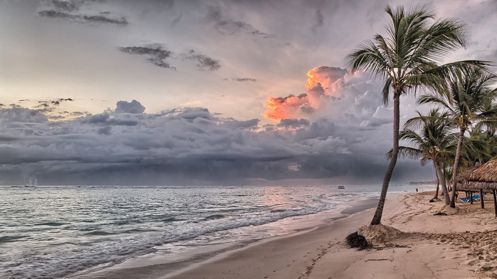 Stock photo of a beach in the Dominican Republic.