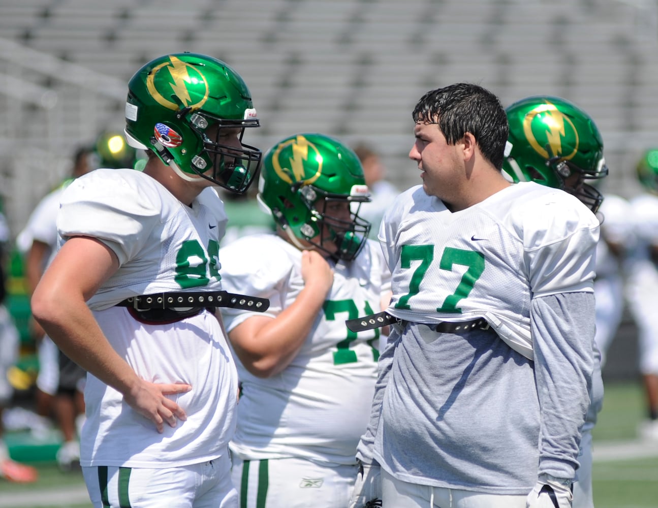 PHOTOS: Northmont Thunderbolts preseason football practice