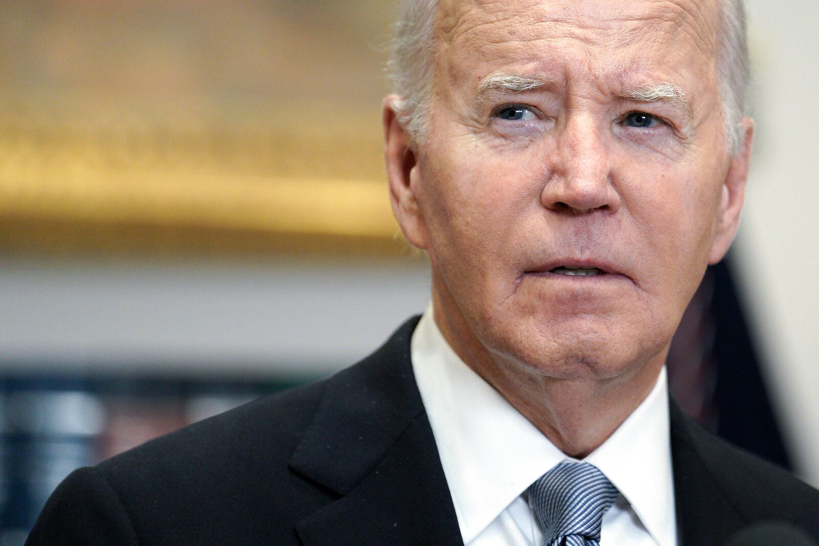 
                        President Joe Biden delivers remarks about the attempted assassination of former President Donald Trump, at the White House in Washington, July 14, 2024. An earthshaking political moment finally arrived, and the transformation of the campaign starts now. (Yuri Gripas/The New York Times)
                      