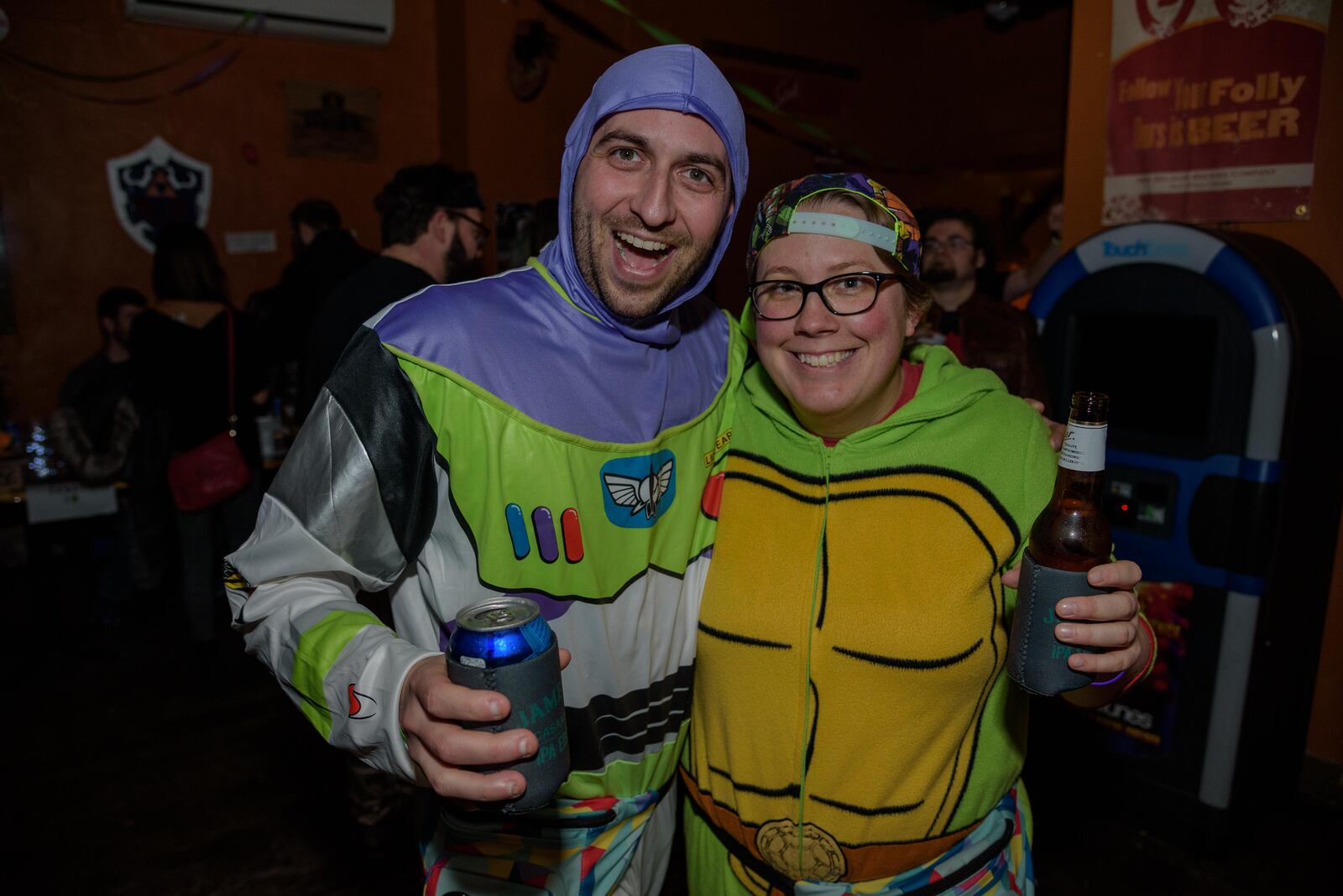 Blind Bob's, 430 E. Fifth St. in Dayton’s Oregon District, hosted its annual Geek Gala, a costume dance party celebrating nerdom and fandom of all type, on Saturday February 17. Proceeds benefitted Dayton Children’s Hospital through Extra Life Dayton. TOM GILLIAM / STAFF