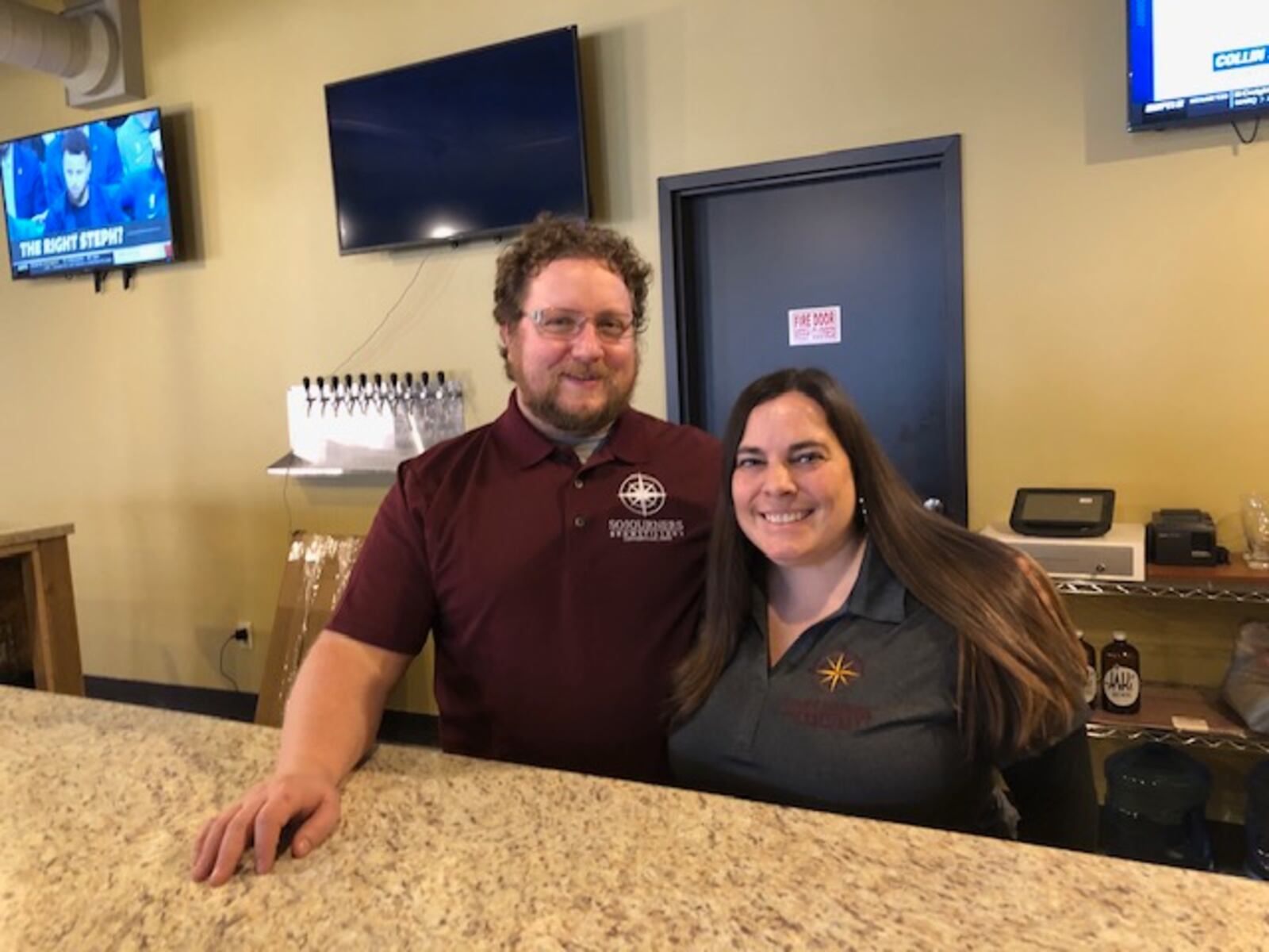 Jeff and Laura Marjamaa are the founders of Sojourners Brewstillery, just off State Route 725 in Washington Twp.. The new brewery and distillery is gearing up to open next weekend, Feb. 28-March 1, 2020, with a concept unlike any other brewery in the Miami Valley.