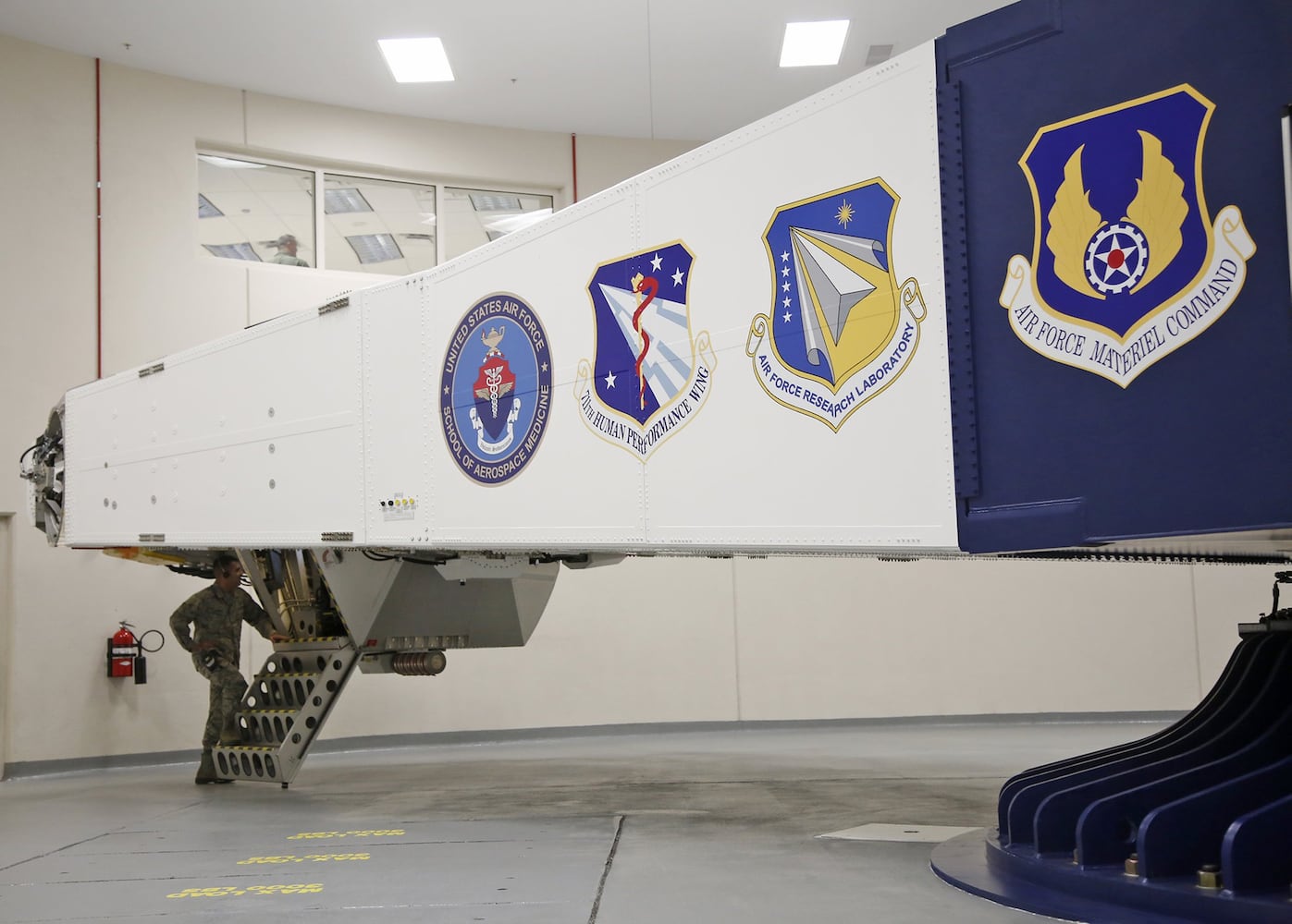 World’s most advanced centrifuge now spinning fighting pilots at Wright-Patt