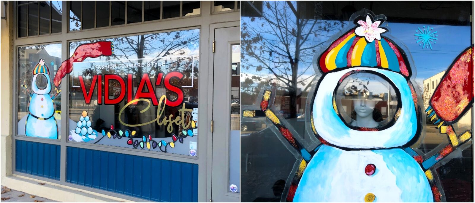 Vidia’s Closet, entrant in the Whimsical Windows decorating contest put on by the Downtown Dayton Partnership in 2021.