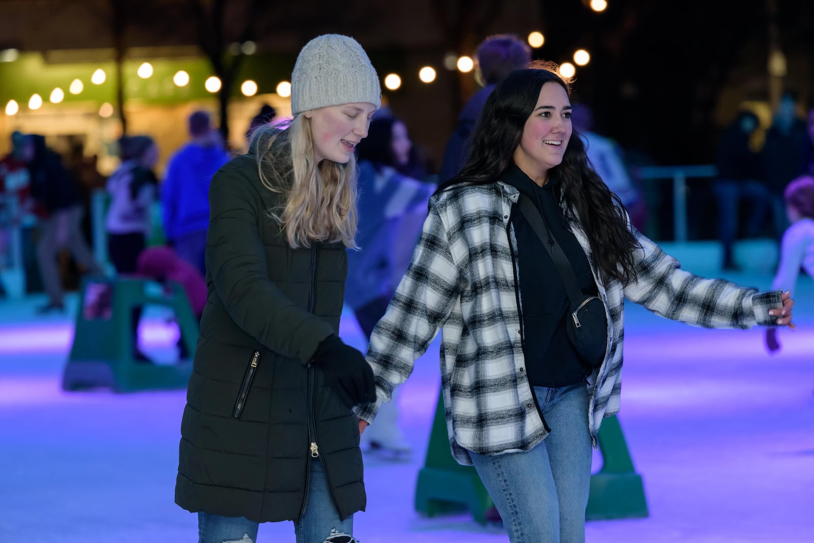 MetroParks Ice Rink, located at RiverScape MetroPark in downtown Dayton. TOM GILLIAM / CONTRIBUTING PHOTOGRAPHER