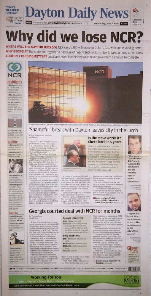 PHOTOS: Historic Dayton Daily News front pages