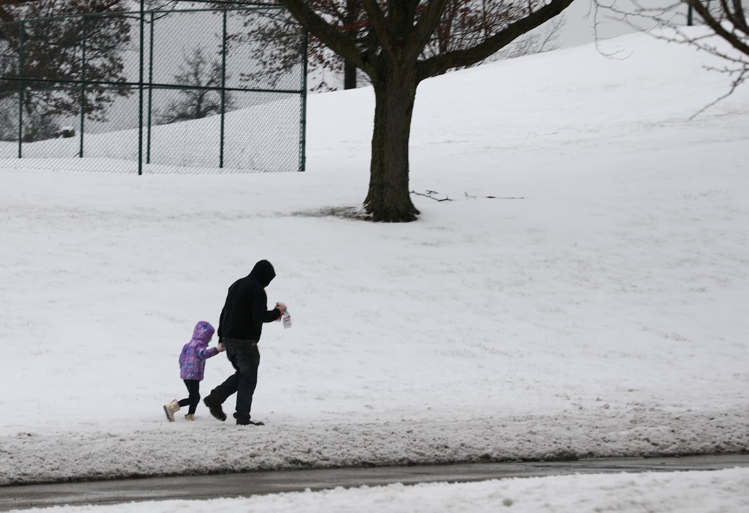 PHOTOS: First heavy snowfall of the season hits the Miami Valley