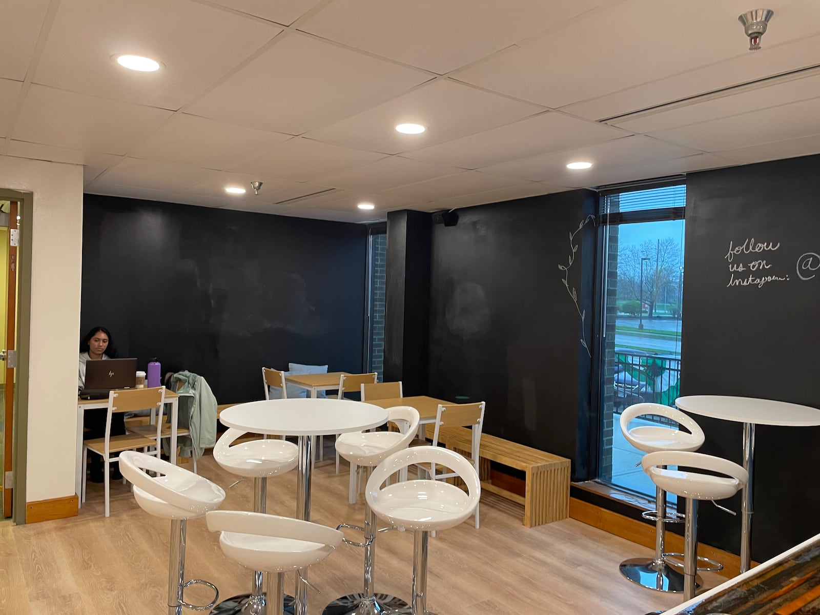 Blue Sky Coffee, a new coffee shop and creative space across from Wright State University in the Emergence Center at 3070 Presidential Drive, is now open. NATALIE JONES/STAFF