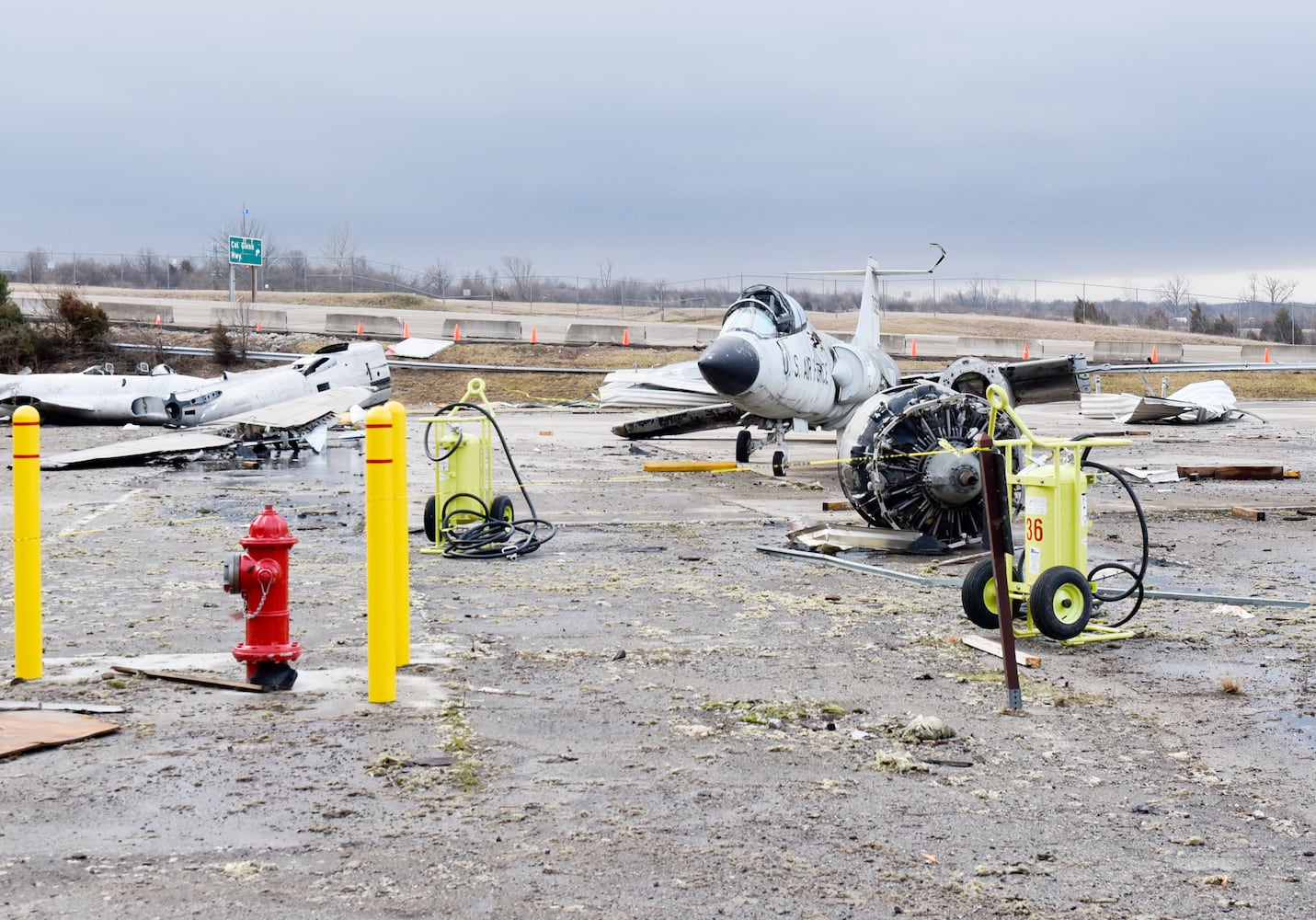 Wright-Patterson Air Force Base storm damage