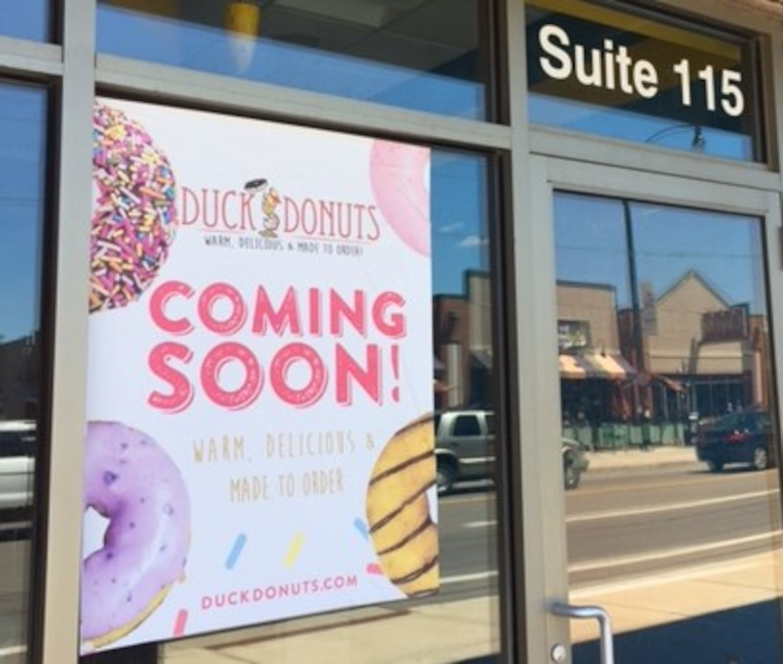 Duck Donuts is gearing up to open its first Dayton-area location on Brown Street near the University of Dayton. Photo by MIKE GOHEEN