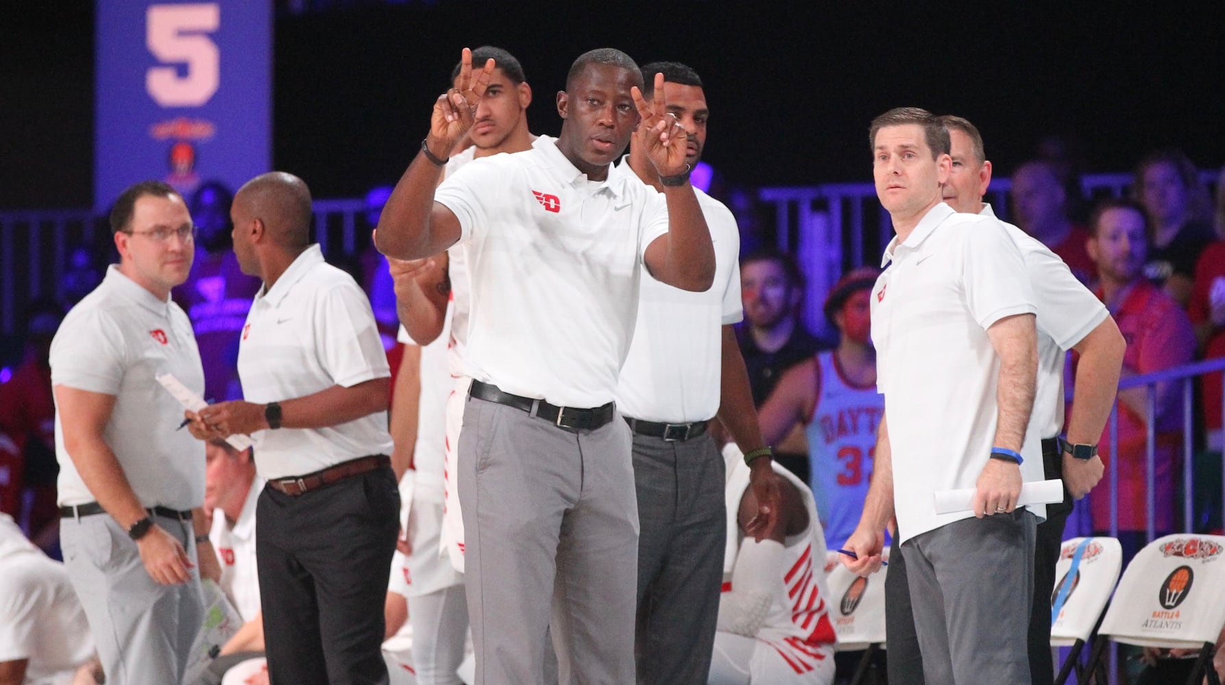 Photos: Dayton Flyers fall to Virginia in Battle 4 Atlantis semifinals