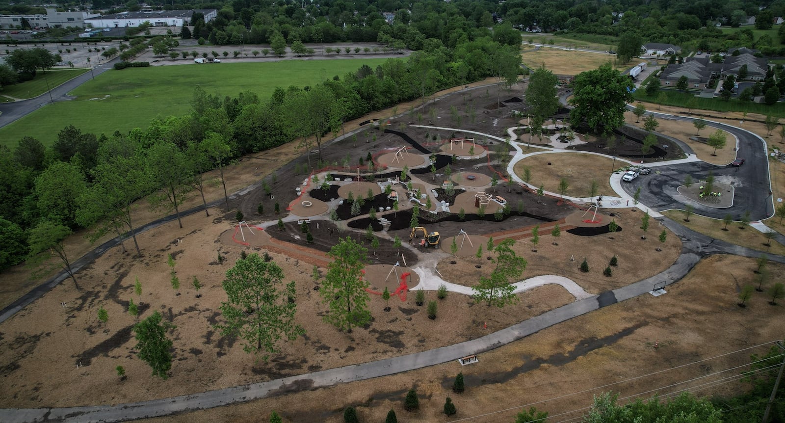 Gentile Nature Park is Kettering's newest and is nearly completed. There's a dedication planed for June. The park is located at 915 Peach Orchard Road. JIM NOELKER/STAFF