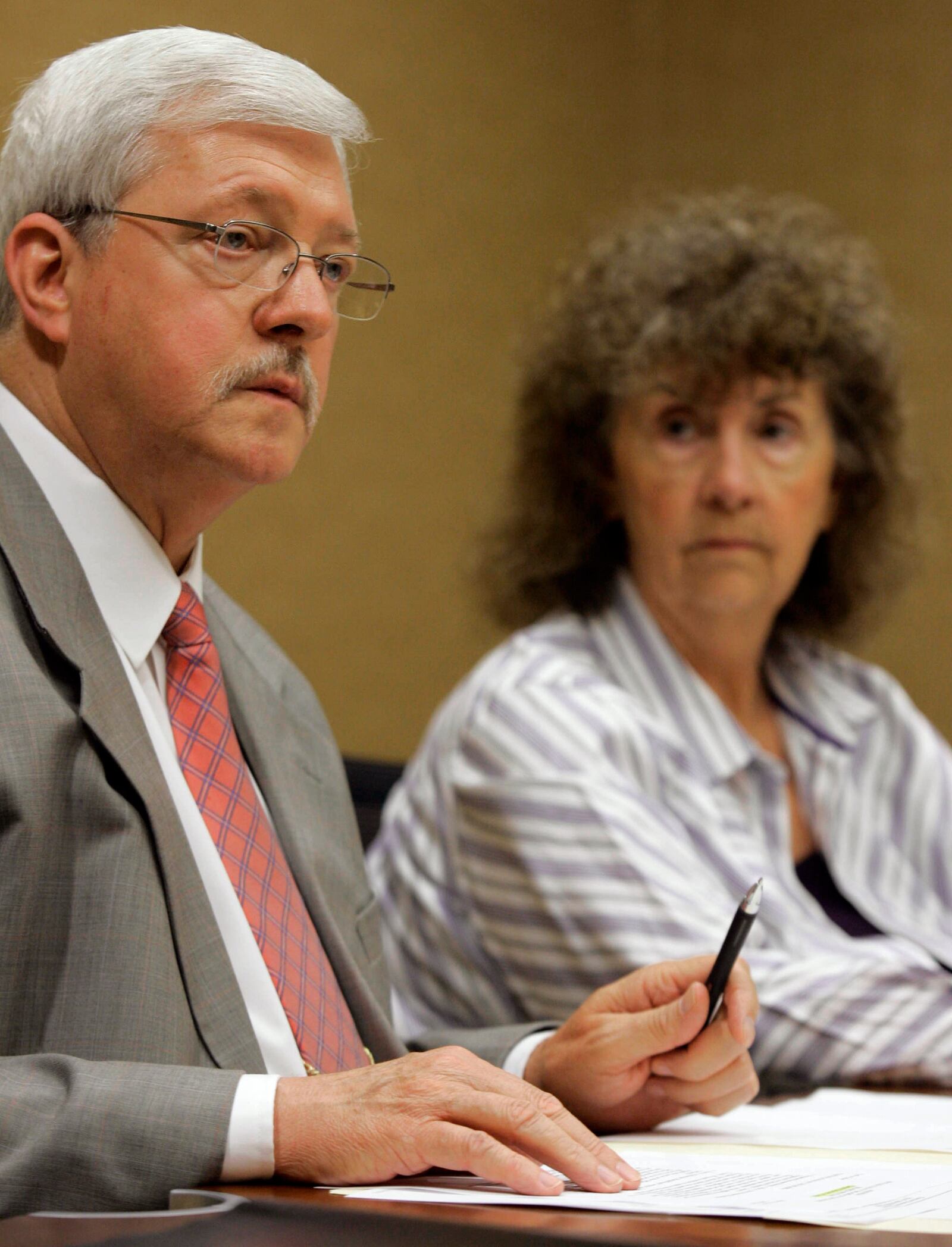 Pictured is Lynn Kinkaid on May 25, 2010, during a Butler County Board of Elections meeting. FILE PHOTO.