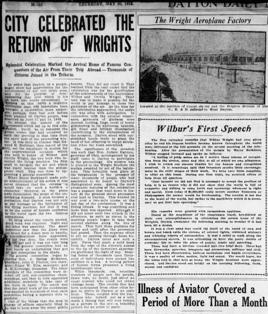 Wilbur Wright death pages