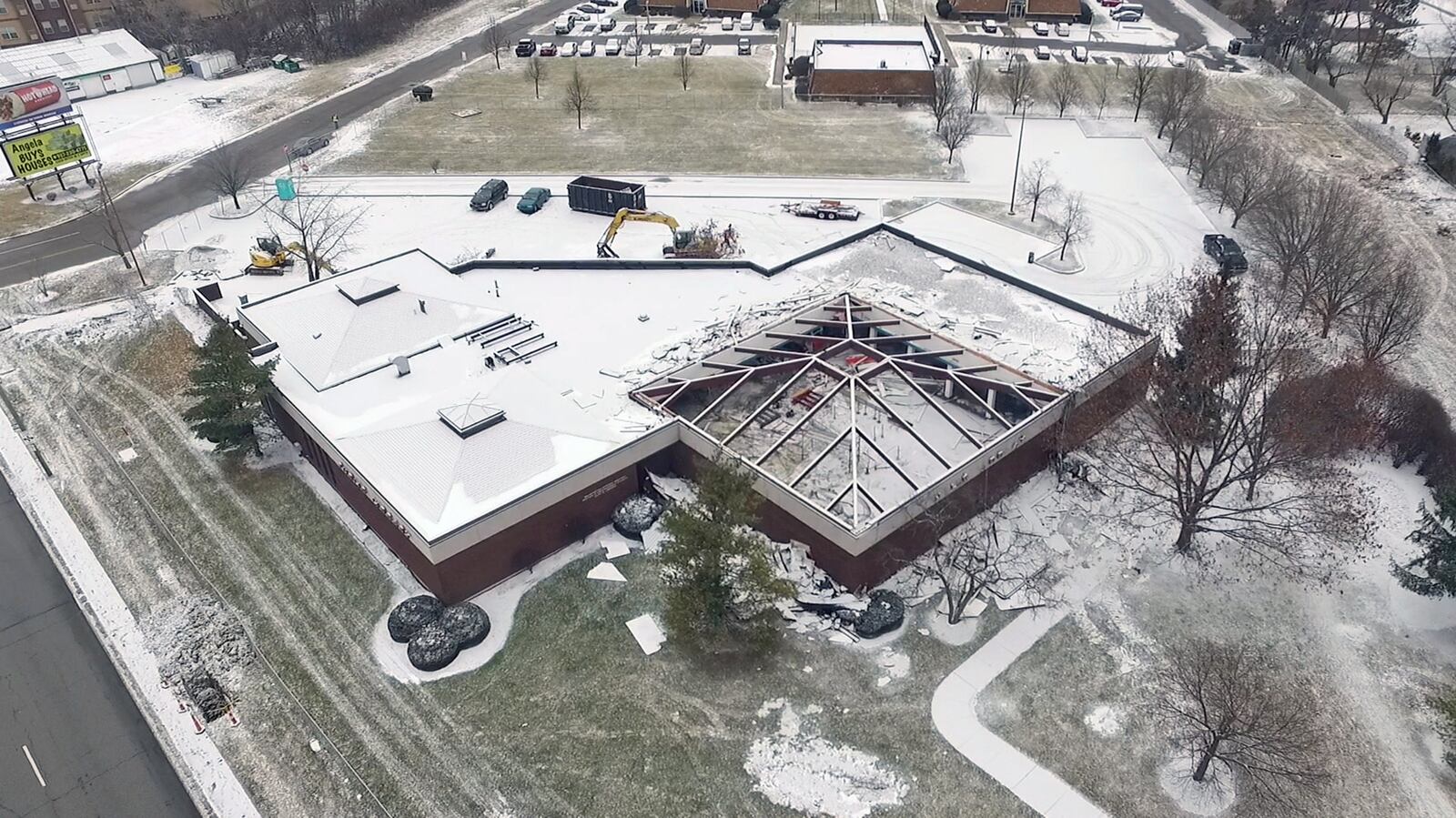 The Wilmington-Stroop Branch Library is one of 16 facilities that have been or will be renovated rebuilt or replaced as part of the Dayton Metro Librarys Libraries for a Smarter Future Facilities Plan.   TY GREENLEES / STAFF