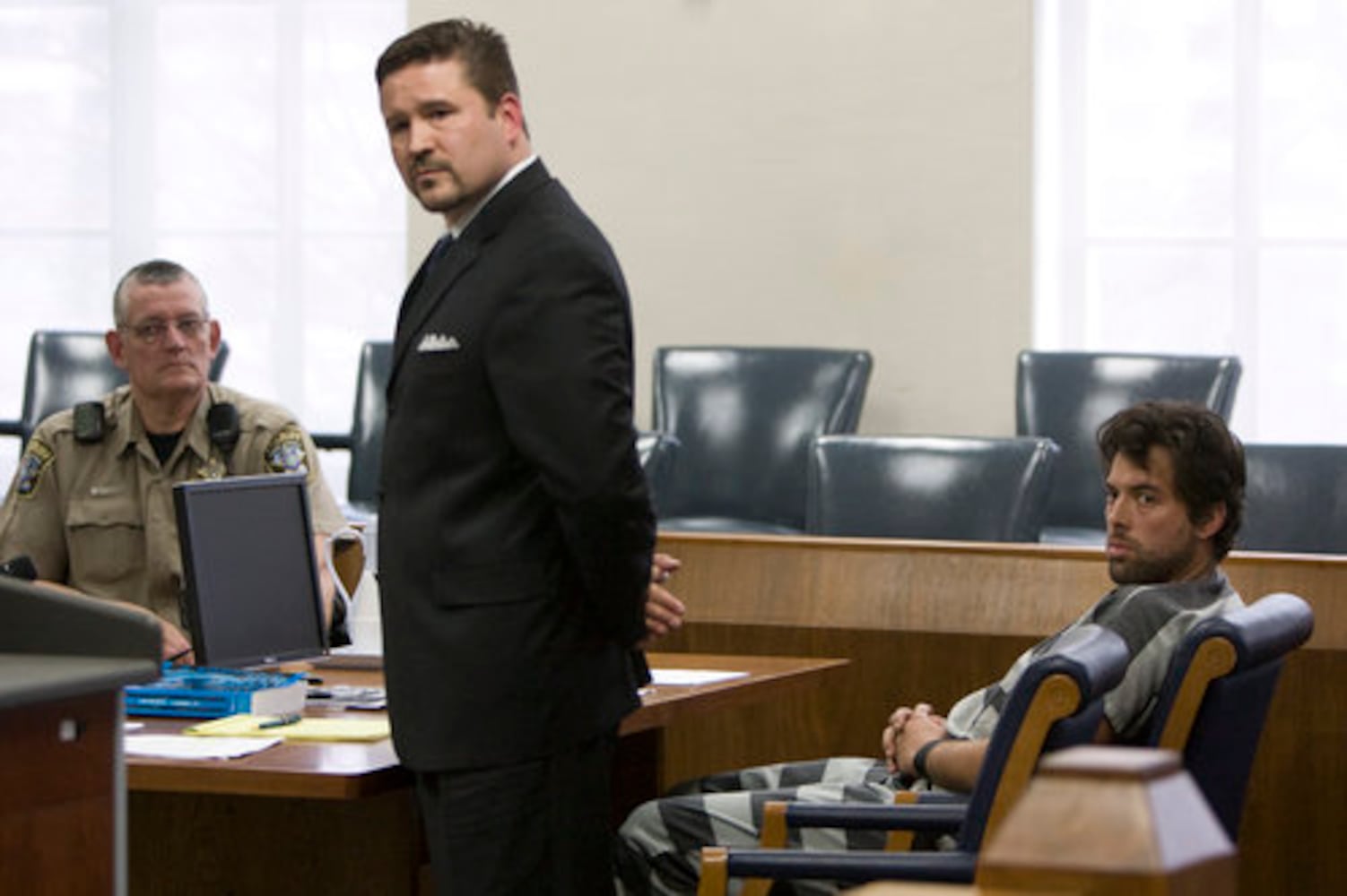 Adam Reposa at his court hearing, 02.03.10