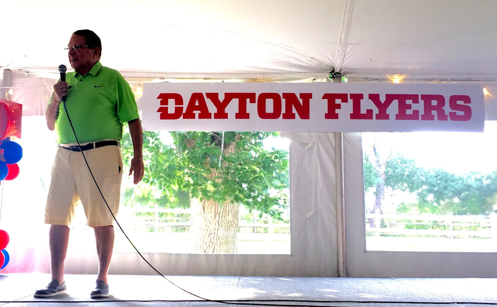 Dayton basketball season tipoff event at Dr. Stephen Levitt’s house in Kettering on Sunday, Aug. 26, 2018. David Jablonski/Staff