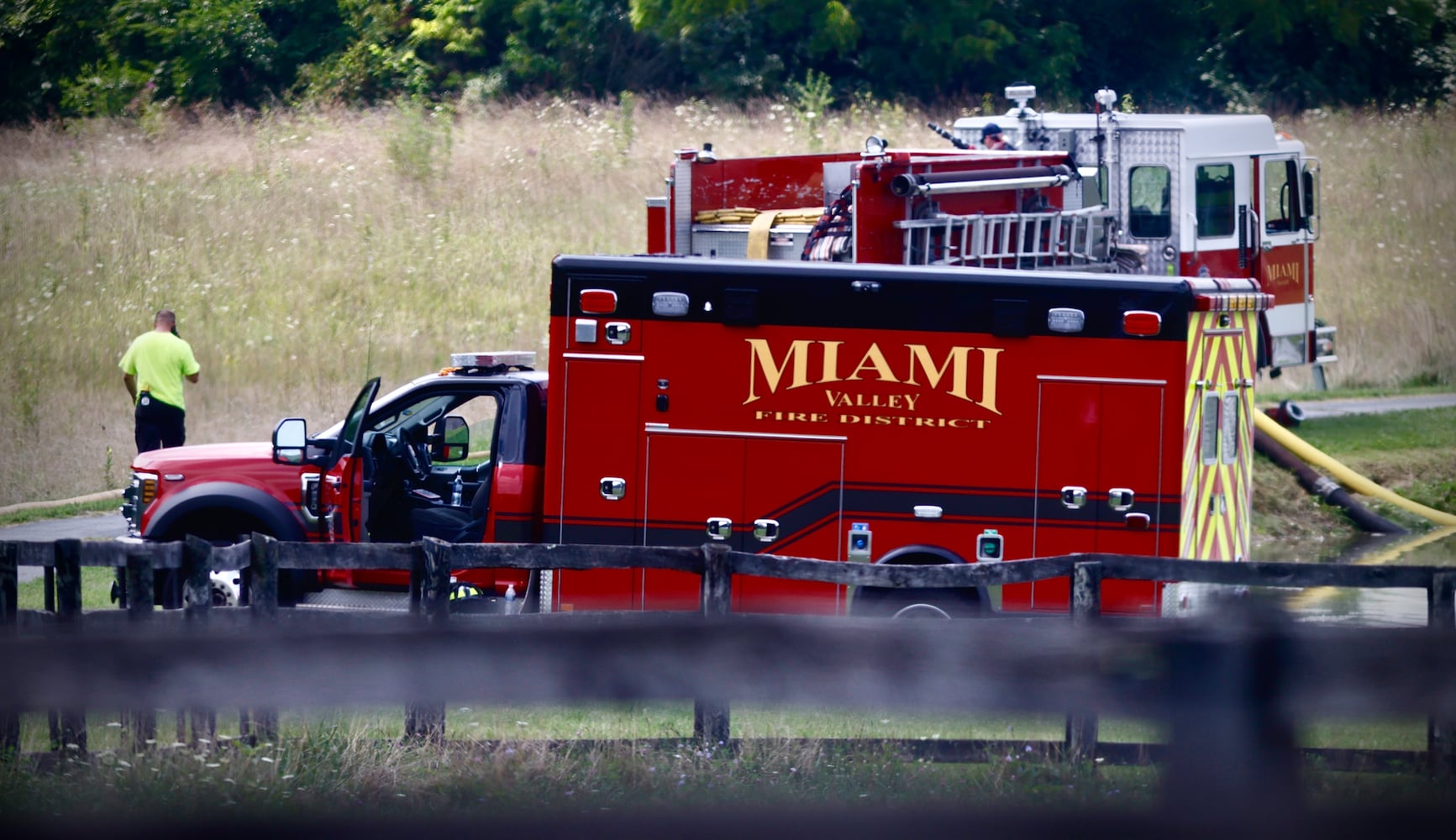 Miami Twp Barn fire