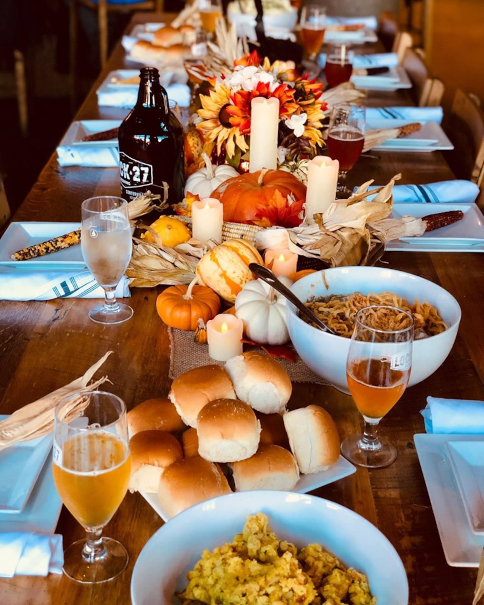 Lock 27 Brewing will host a Friendsgiving dinner that includes a full pre-holiday feast and beer at both of its Dayton and Centerville locations. Spots are available over three nights, Nov. 18-20.