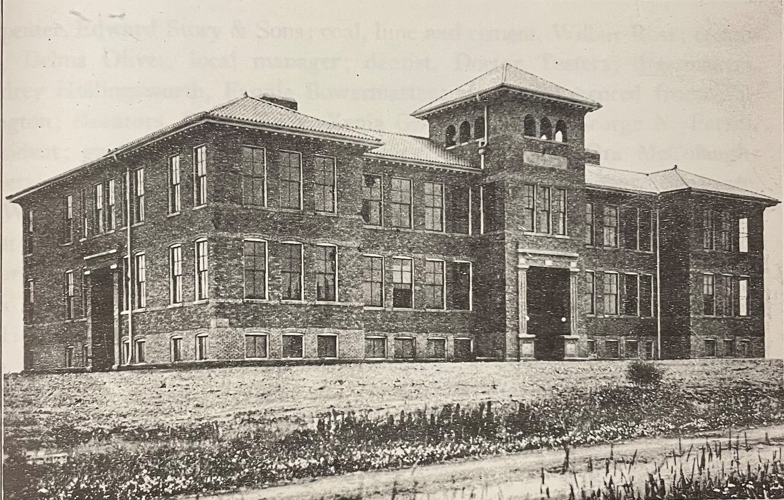 The former Jefferson Twp. Centralized School opened with 275 students in 1915. Historic image courtesy of the Greene County Archives. CONTRIBUTED