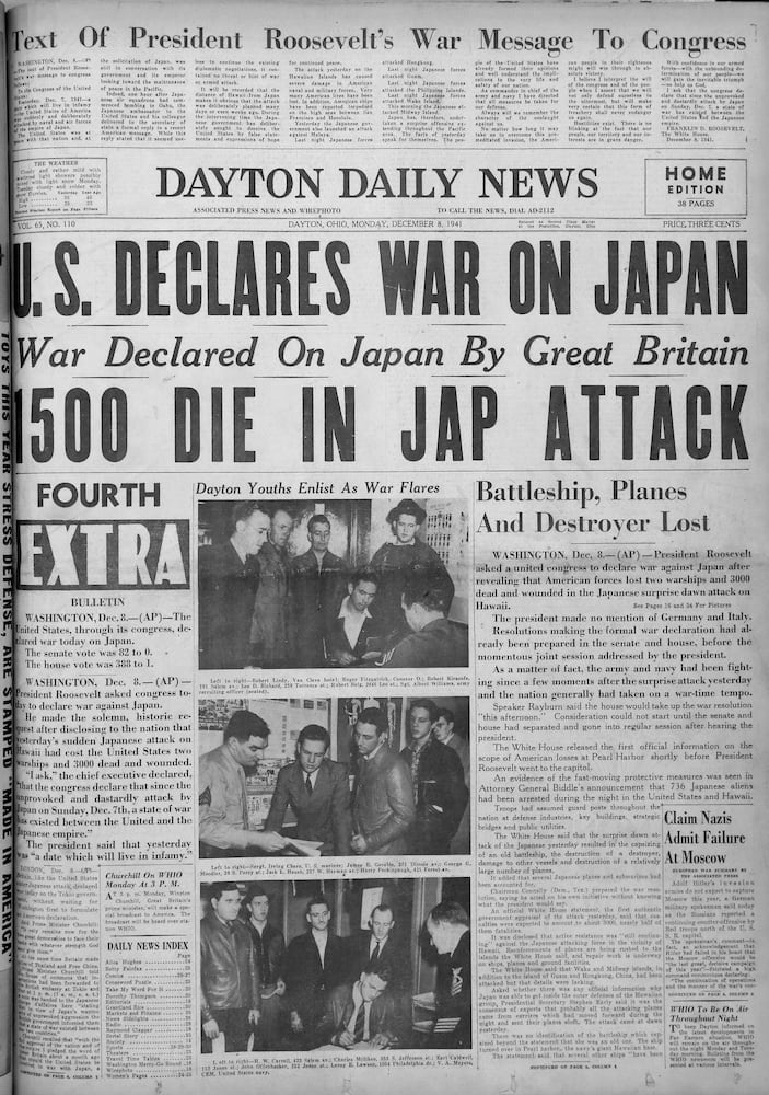 PHOTOS: Historic Dayton Daily News front pages