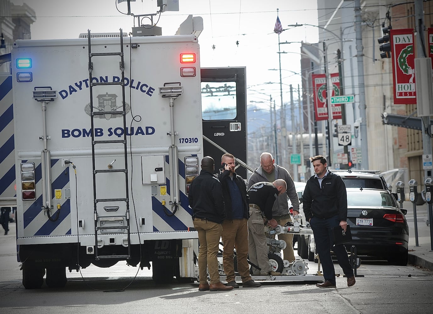 Dayton Bomb Squad City Hall