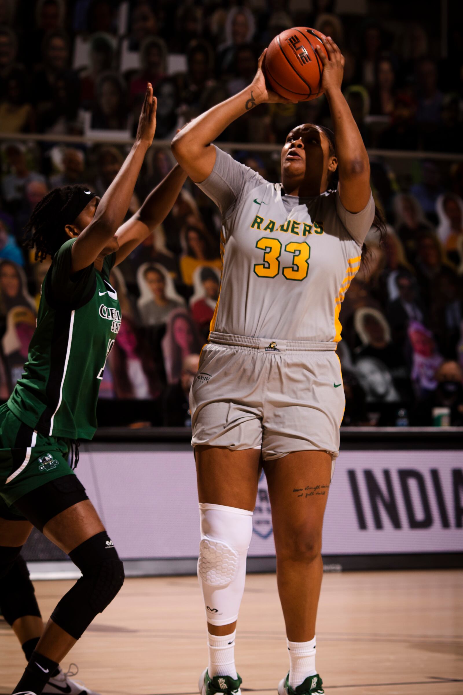 Wright State's Tyler Frierson puts up a shot during Monday's Horizon League semifinal game vs. Cleveland State. Brian Drumm/Horizon League