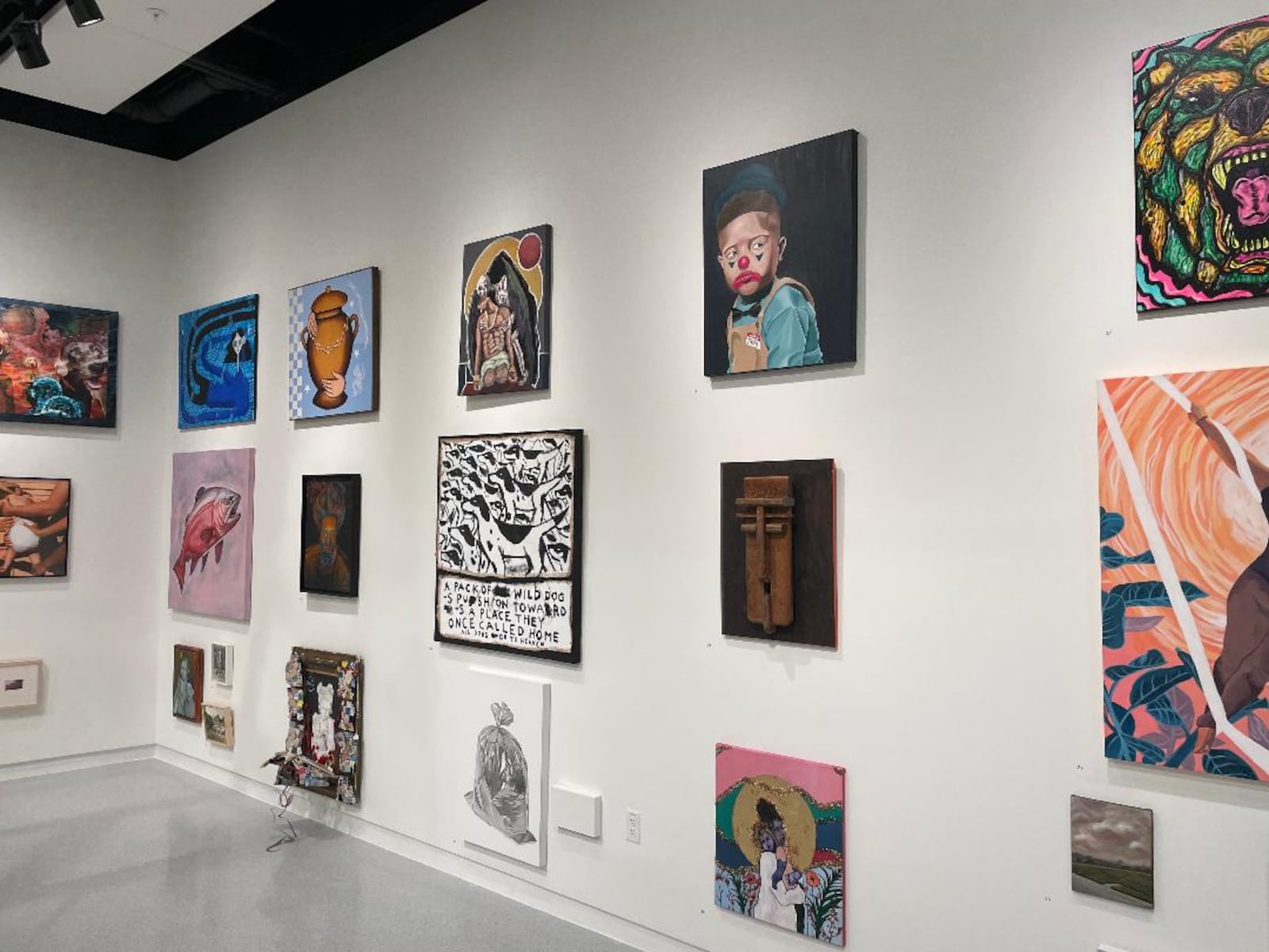 Nearly 90 local artists will be showcased in "Get Together," the debut exhibition inside the visual arts gallery in the University of Dayton's Roger Glass Center for the Arts. PHOTO BY RUSSELL FLORENCE JR.