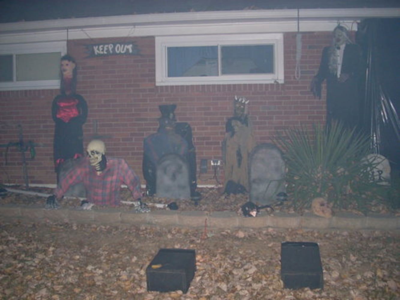 Halloween display in Centerville