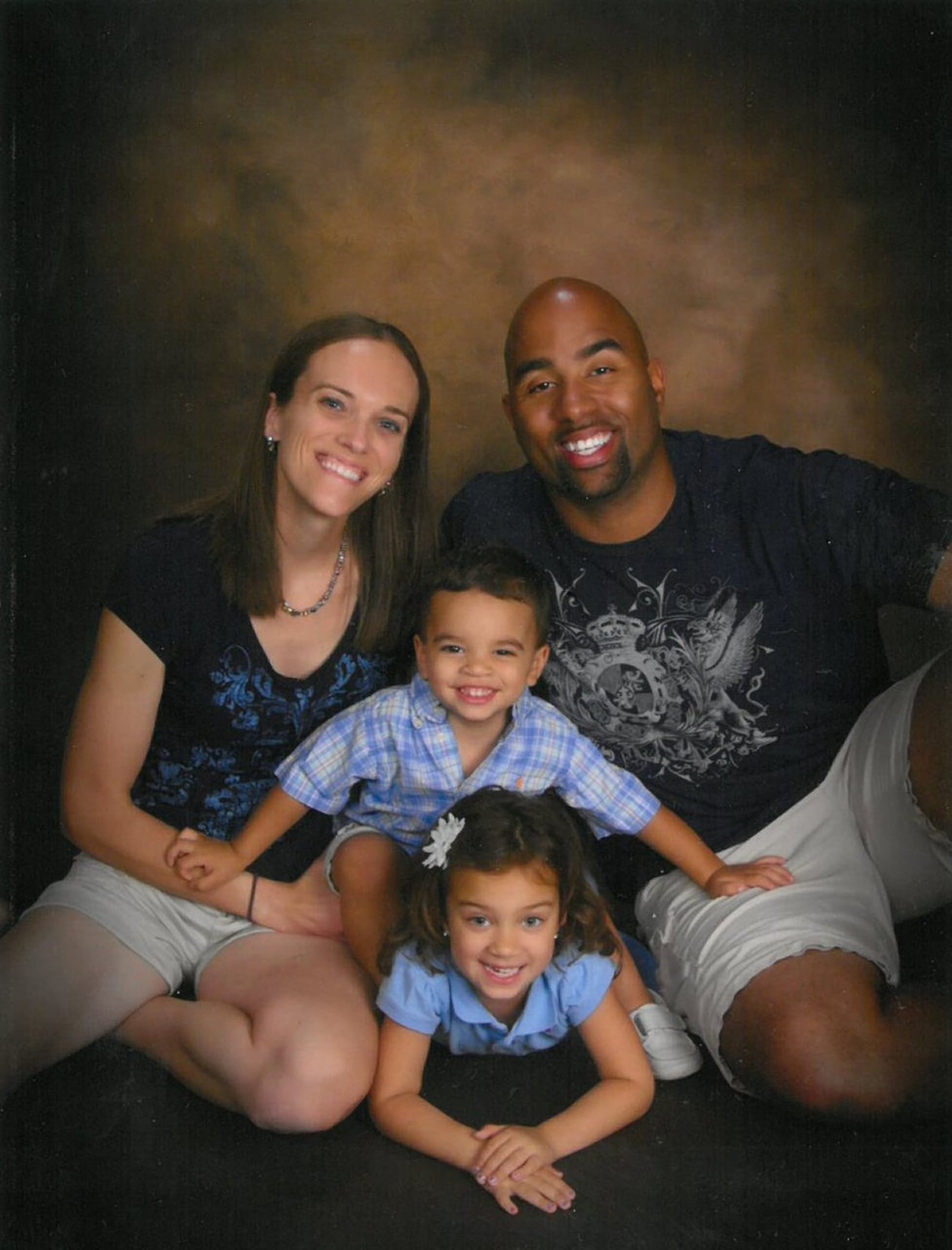 The Johnson family — Nick and Melissa — and kids Jayden (bottom) and Jacob. CONTRIBUTED