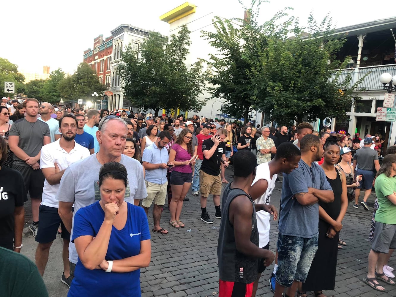 PHOTOS: Candlelight vigil in Dayton after shooting