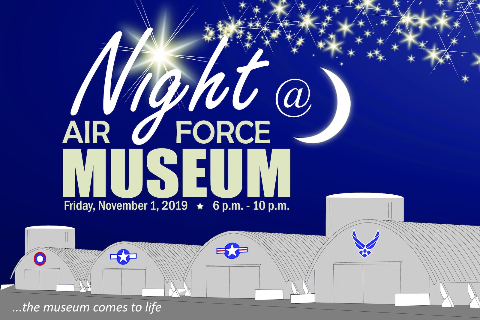 The museum comes to life with a variety of activities on Friday, November 1st, 2019 from 6-10 p.m. Meet historical and fictional aviation characters, look-in cockpits, kids activities and more. CONTRIBUTED