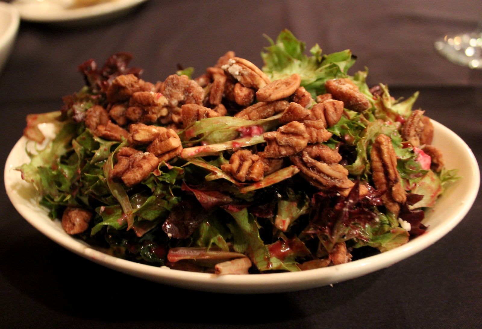 The Bison and The Boar in West Alexandria will celebrate its opening Friday, Feb. 22.  Pictured: a house salad.