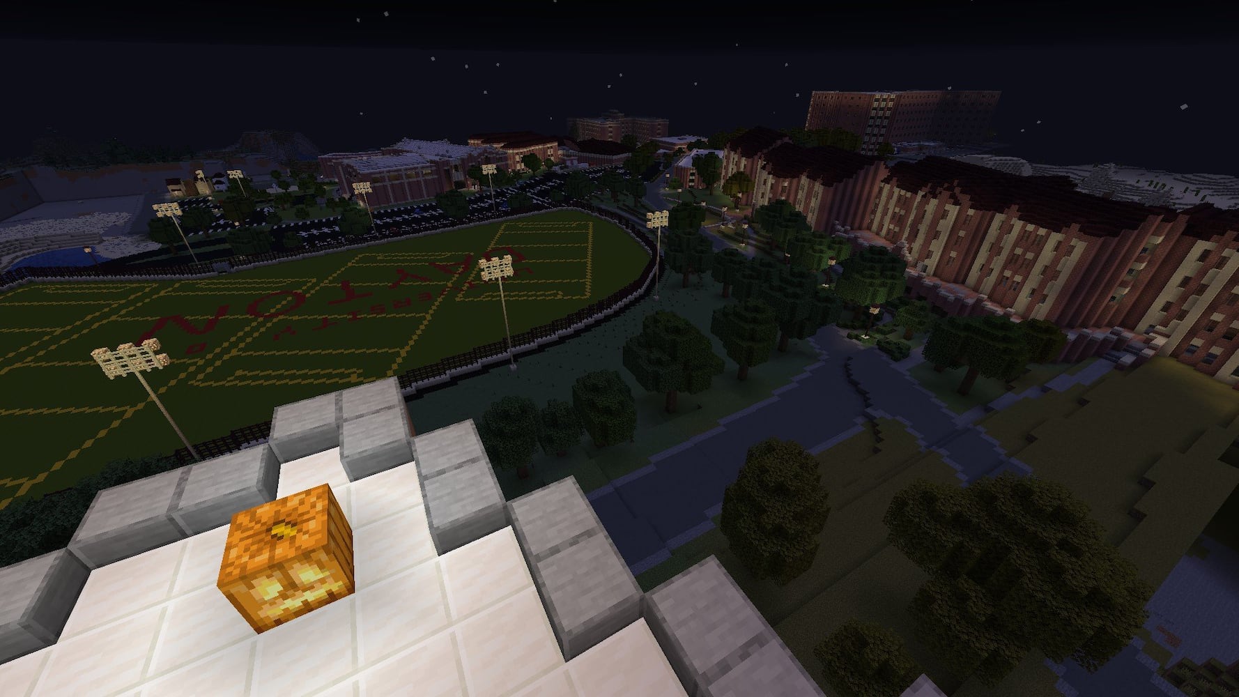 PHOTOS: Take a tour of the University of Dayton campus in Minecraft