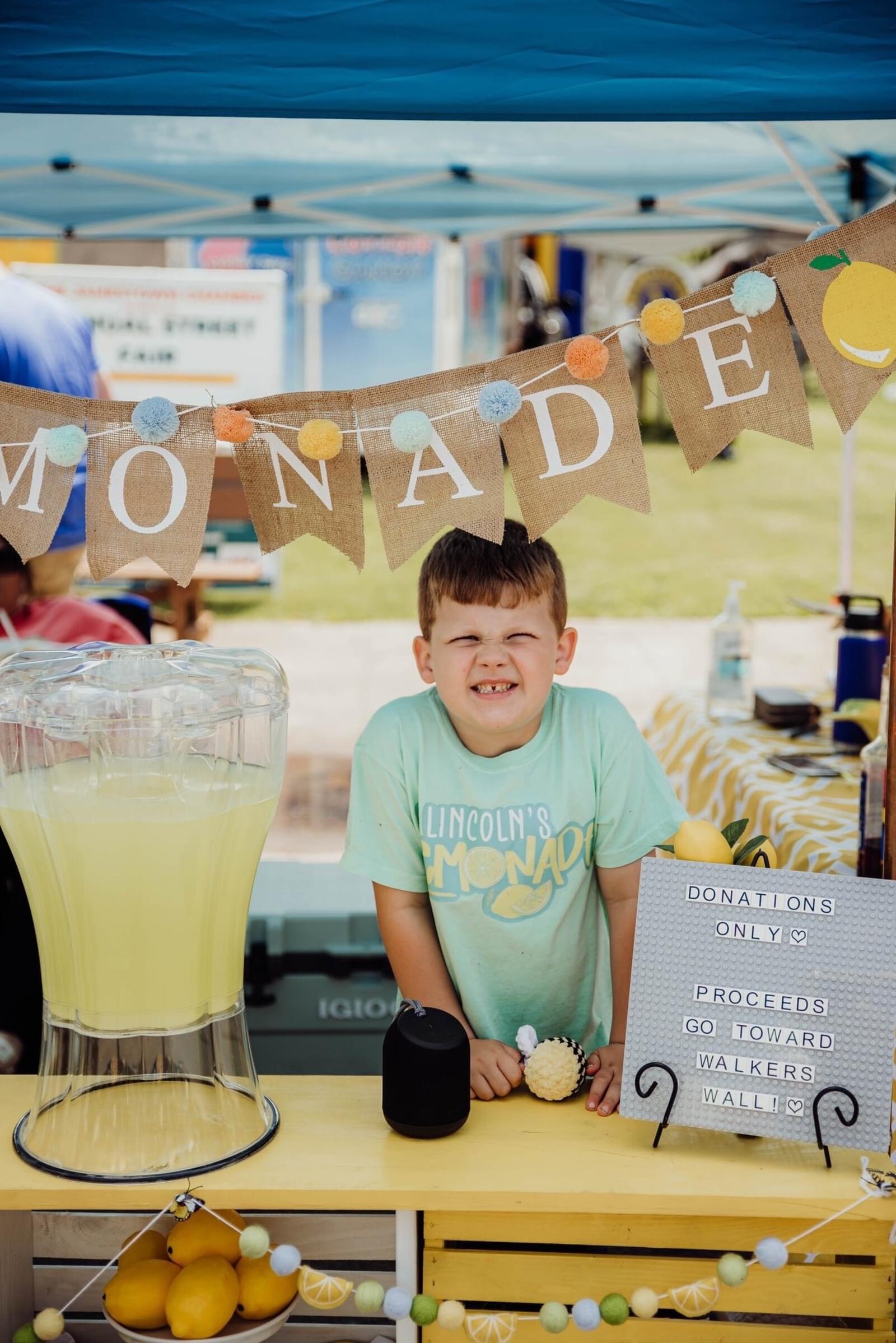 SIx-year-old Lincoln Beegle's lemonade stand is raising money to honor the memory of his baby brother. CONTRIBUTED