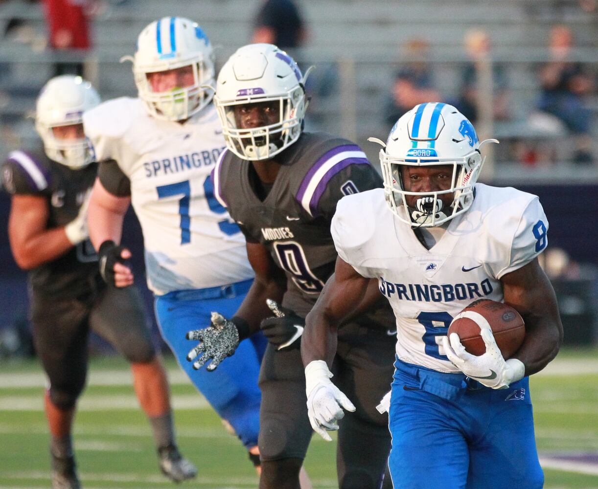 PHOTOS: Springboro at Middletown, Week 2 football