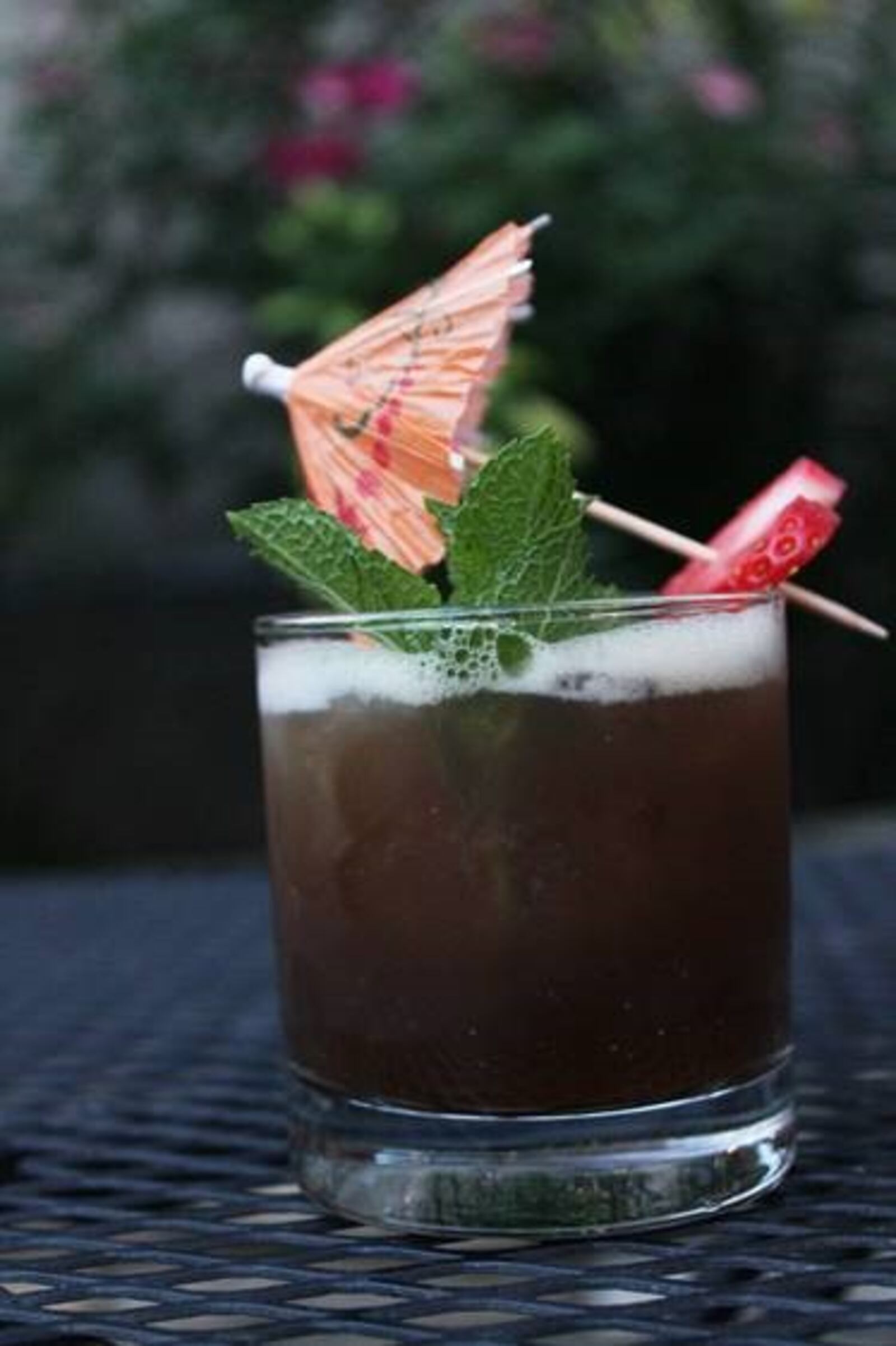 Lily's Black Pearl cocktail, a funky, dark rum and Fernet cocktail for a really, really, really adventurous drinker. ALEXIS LARSEN/CONTRIBUTED