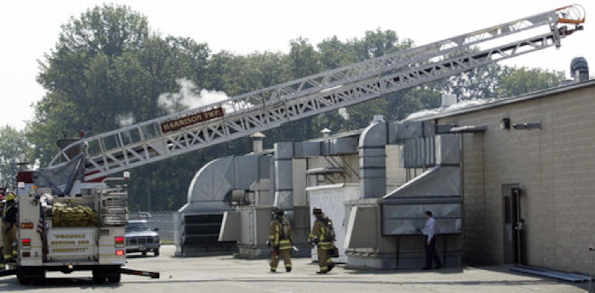 Chemical fire evacuation