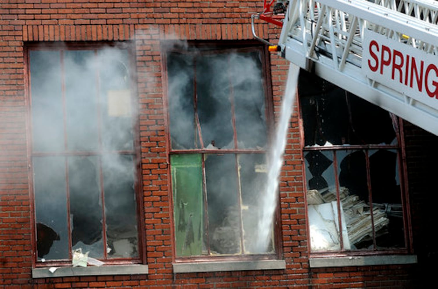 Fire at the Crowell-Collier Building