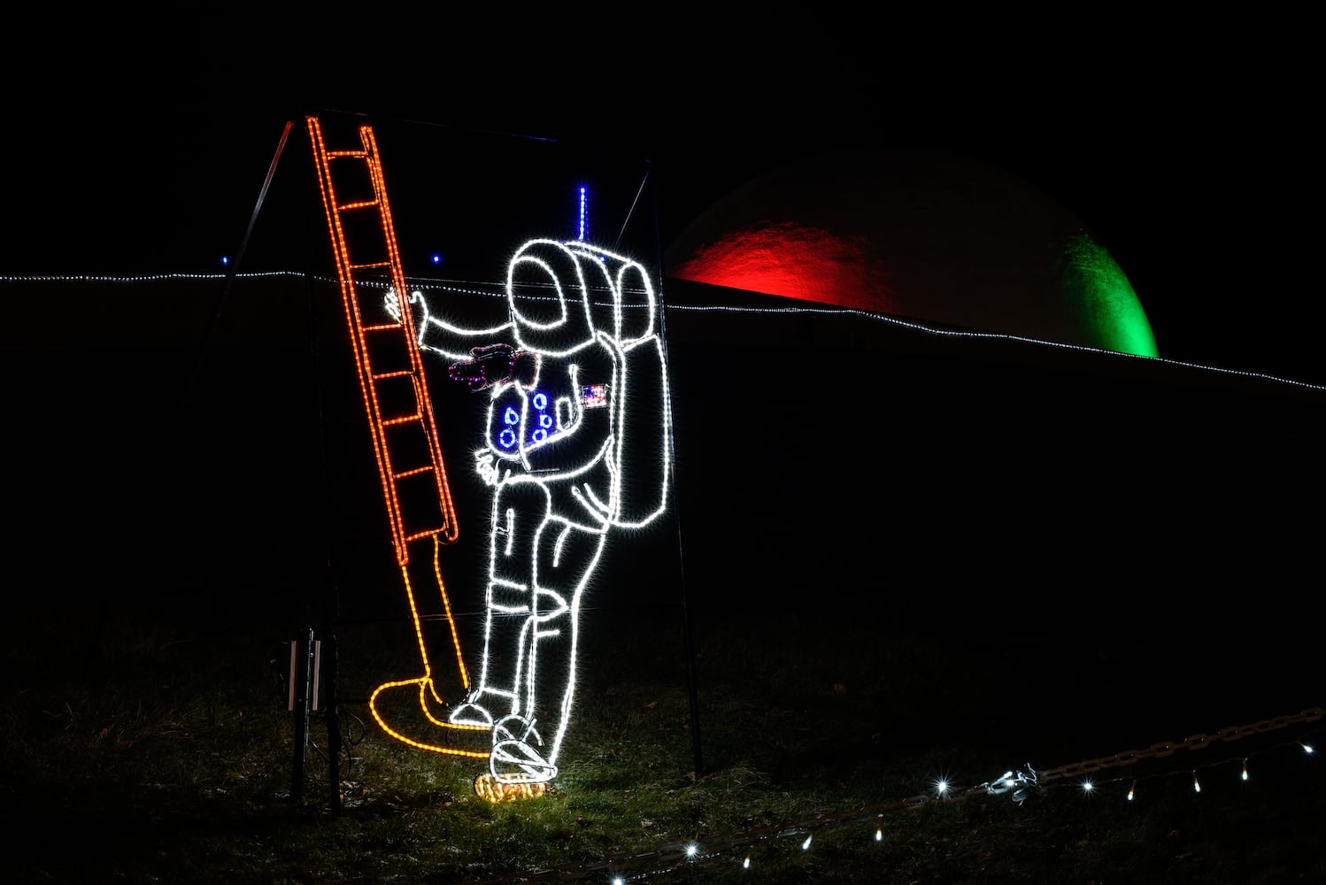 PHOTOS: Armstrong Air & Space Museum Holiday Lights 2024