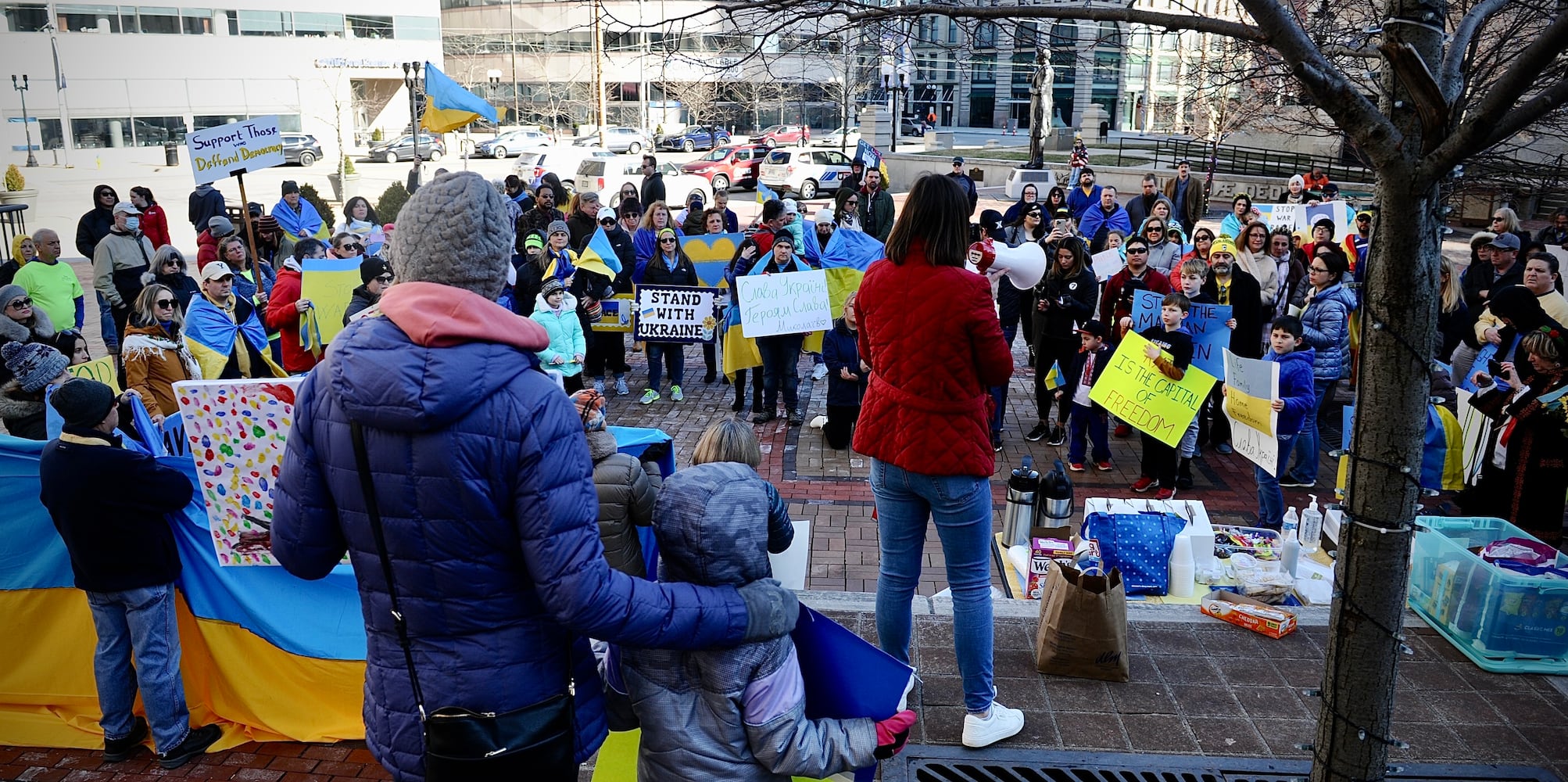 Dayton Ukraine protest