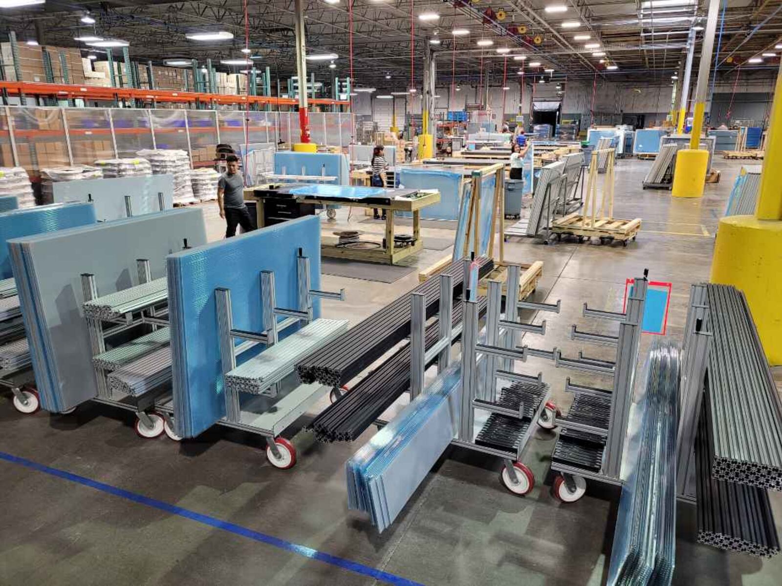 The production line of Accelevation at 519 Byers Road in Miamisburg. The company, which was founded in 2018, is consolidating five brands under one name. CONTRIBUTED