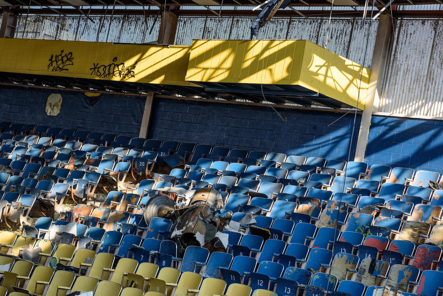 Last look inside Hara Arena